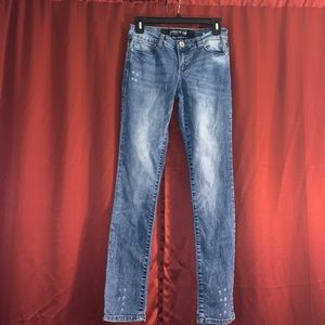 Grane medium to light wash jeans